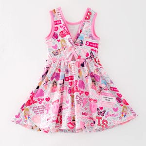 Swiftie Skort Dress, Pop Star Dress, Girls Skort Dress, Concert Outfit Dress, Twirl Skort Dress image 4