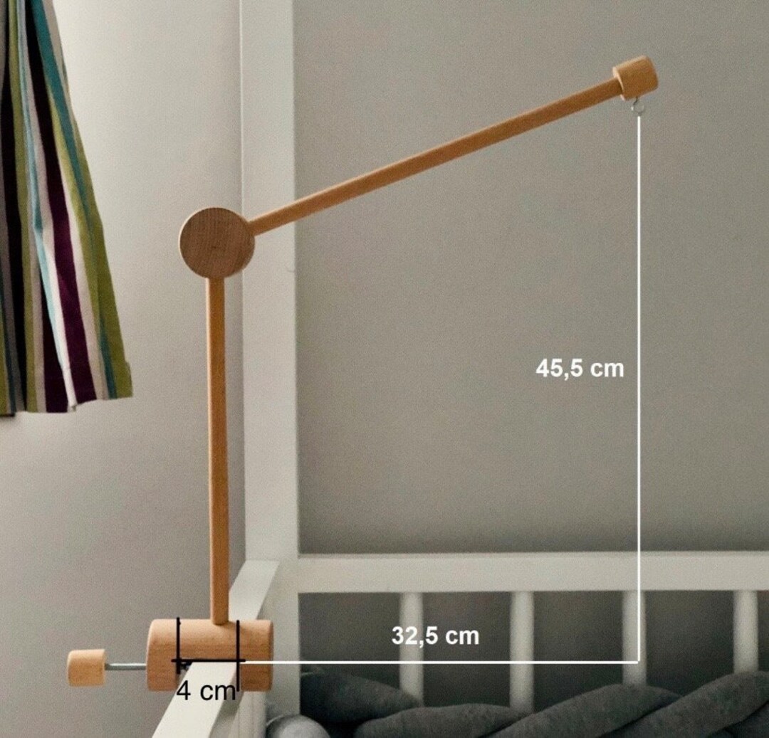 Baby Mobile Holder, Crib Mount Mobile Holder, Nursery Mobile Holder