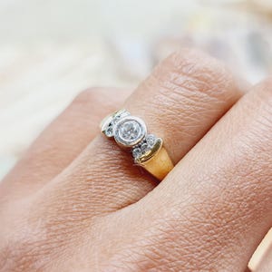 Ring diamonds 585 14 KT size 49