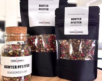 Pimenta colorida (inteira) - um sabor e destaque visual do mundo da pimenta