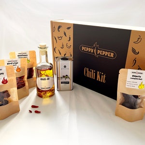 Chili gift set SPICY Edition - make your own chili oil according to your own preference