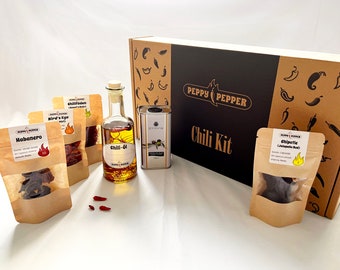 Chili gift set SPICY Edition - make your own chili oil according to your own preference