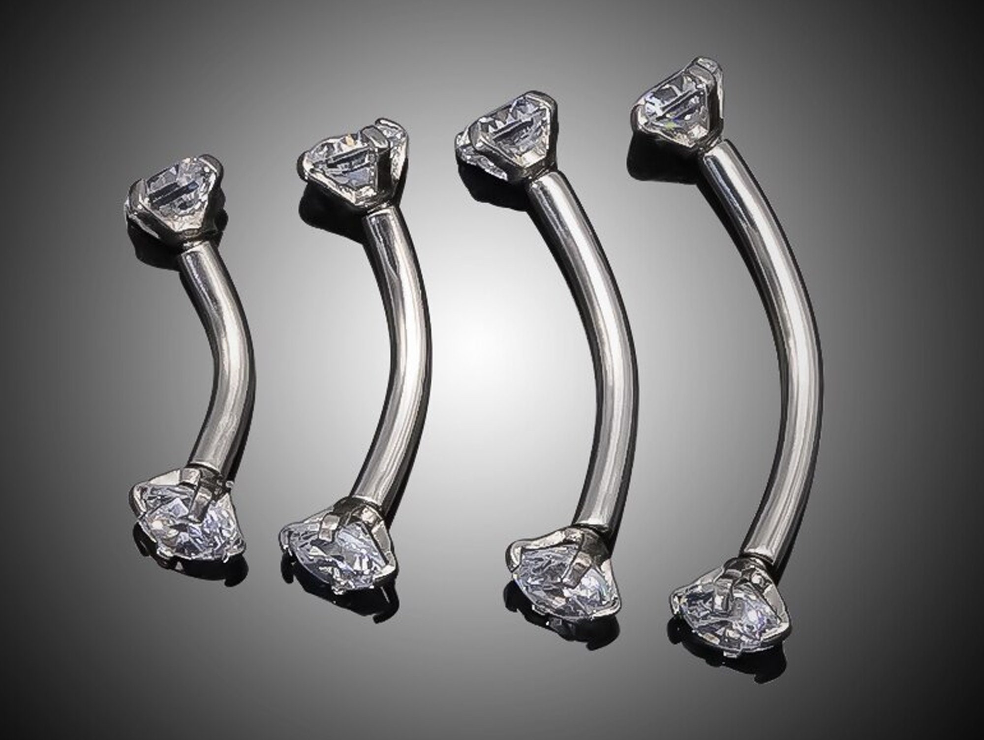 Titanium Vertical Labret Stud Lip Piercings With Prong Set - Etsy UK