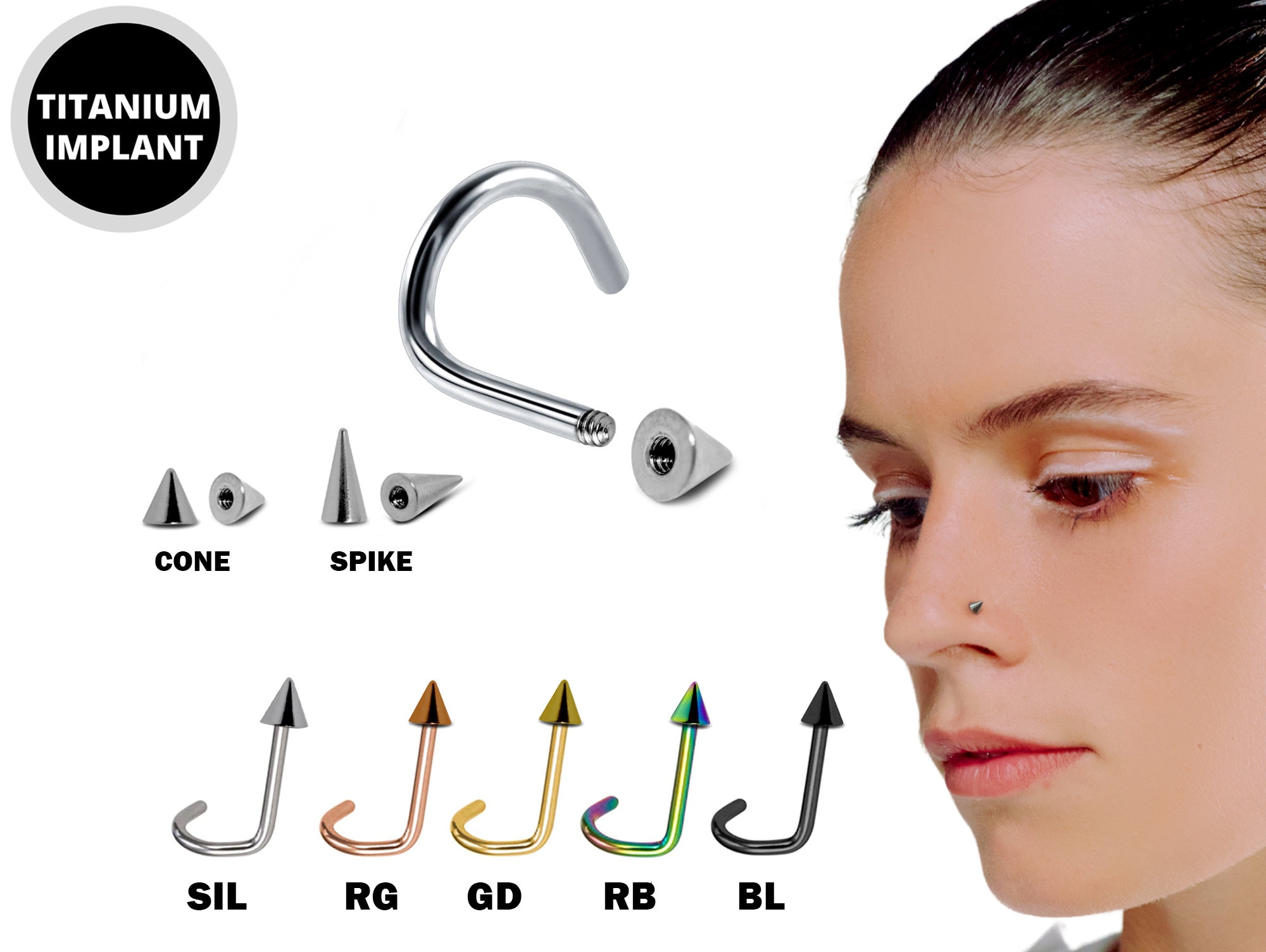 Hook Nose Ring Etsy Canada