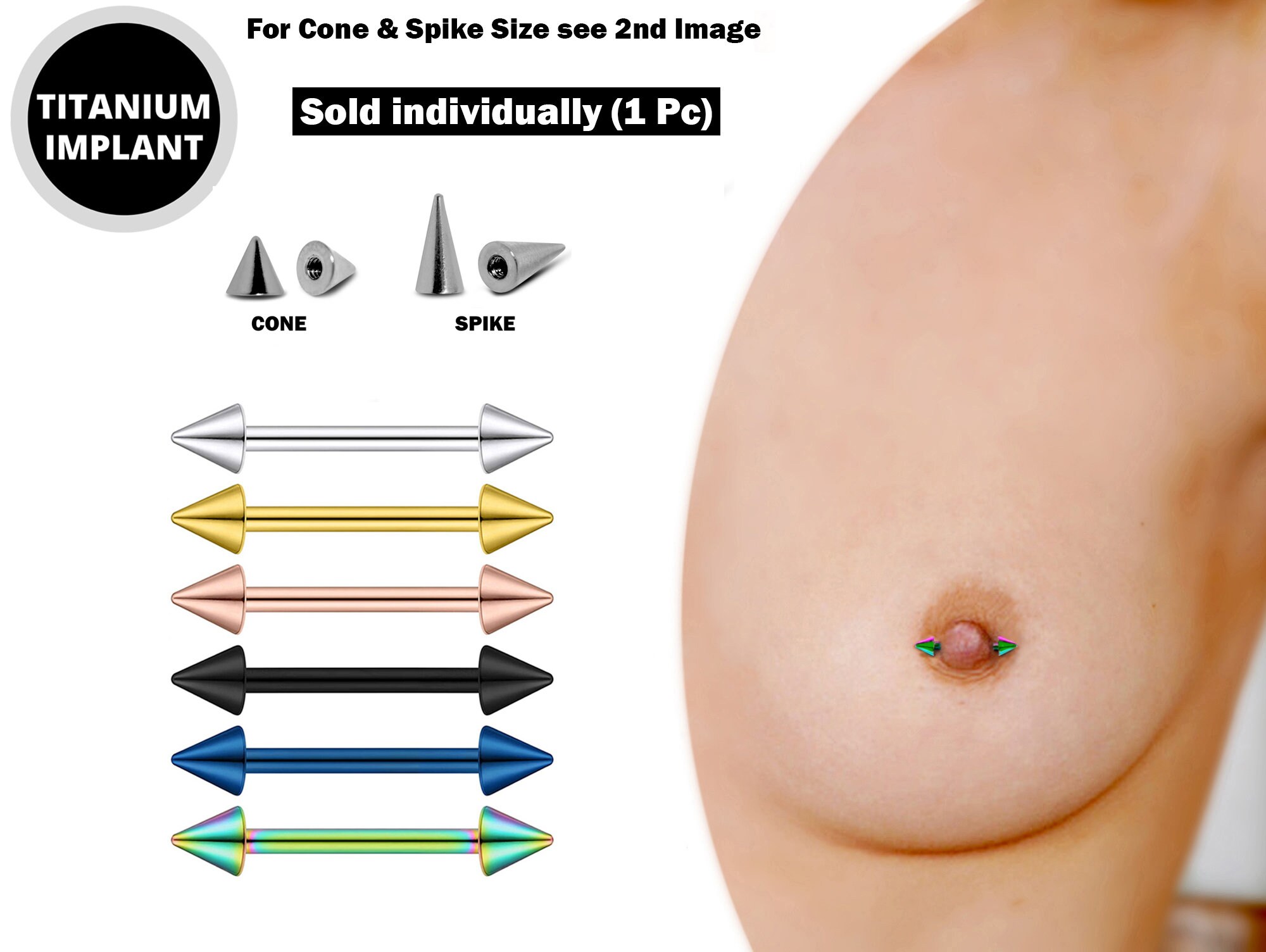 Nipple spikes cheap