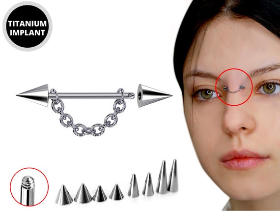 Upper nose hotsell piercing