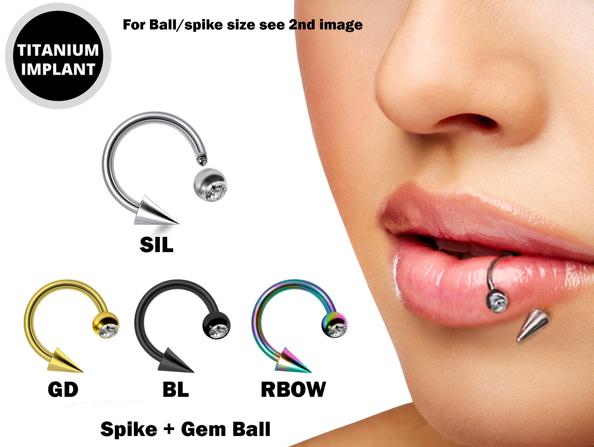 Snake bite shop nose piercing