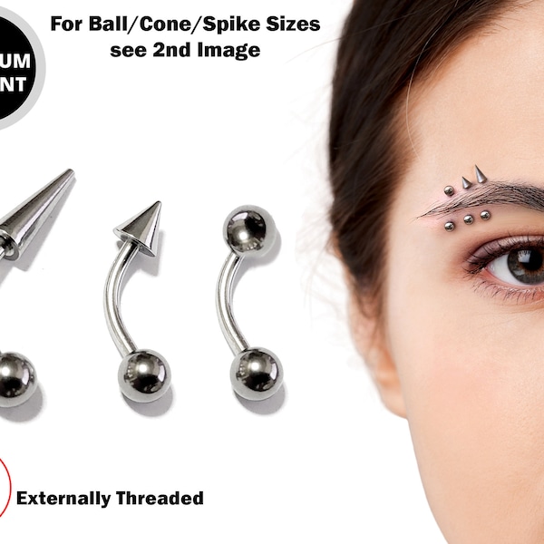 Fake Eyebrow Piercing Etsy