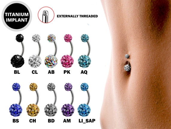 Belly piercing balls sale