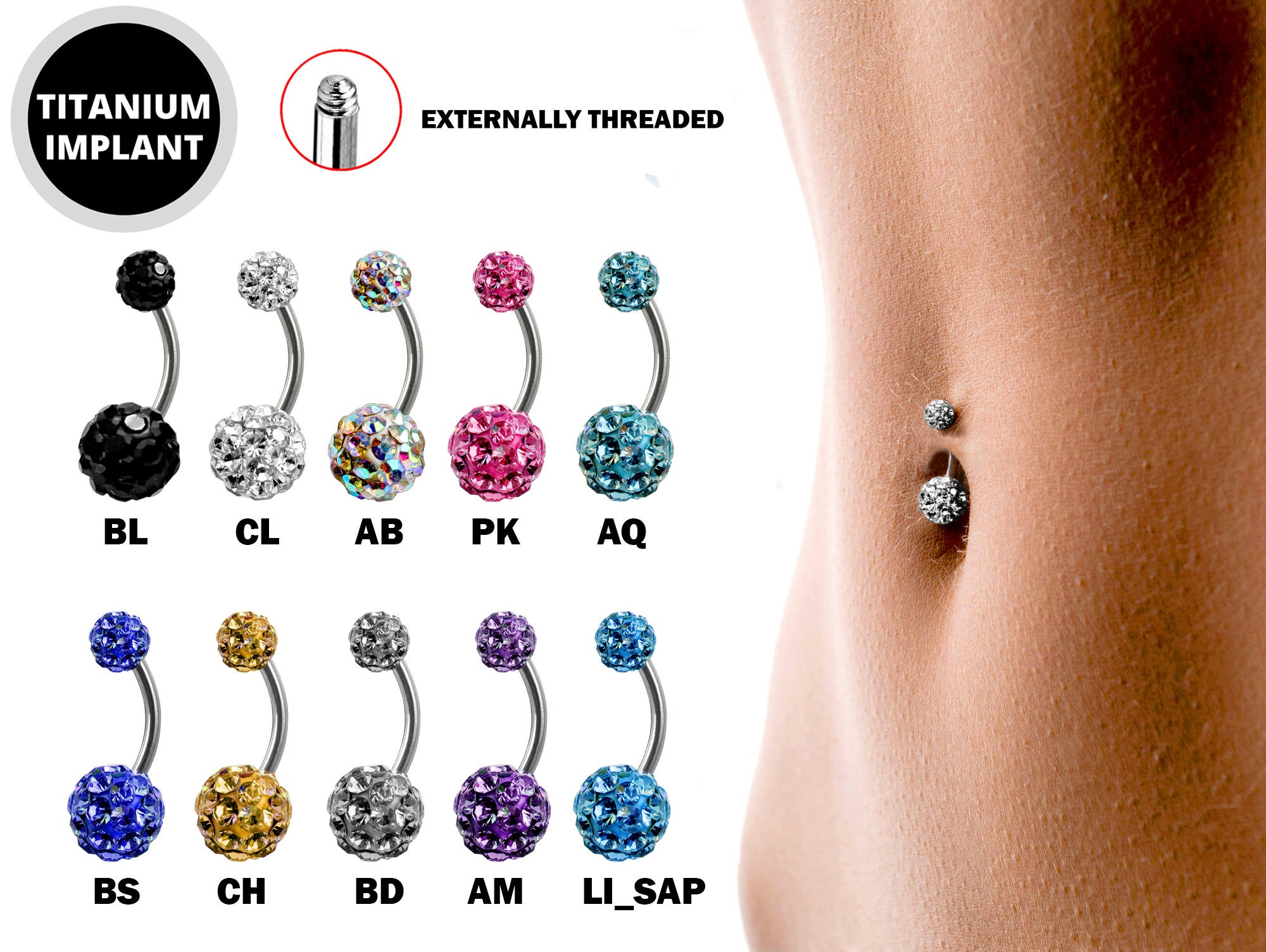 Tropical Plumeria Belly Ring Navel Piercing Jewelry & Belly Rings — Belly  Bling