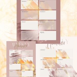 Elegant Weekly Planner Printable | Weekly Planner | Printable Planner ...