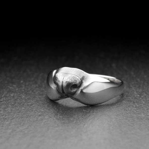 Sterling Silver Ring Ferret Nose, Silver Ring Ferret, Animal Jewelry, Animal Ring, Ferret Lovers Gift