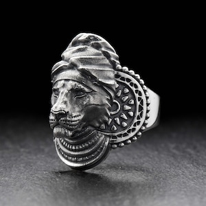 Sterling Silver Lioness Head Ring, Lioness Ring, Lioness Lovers Gift, Handmade Animal Jewelry, Animal Lovers Ring, Wild Animal Jewelry