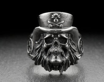 Lemmy skull best sale ring
