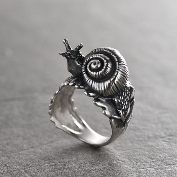 Snail Shell Rings Snail Ring - Etsy