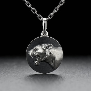 Sterling Silver Lioness Pendant, Wild Cat Lovers Gift, Handmade Animal Pendant, Lioness Lovers Jewelry, Lioness Necklace