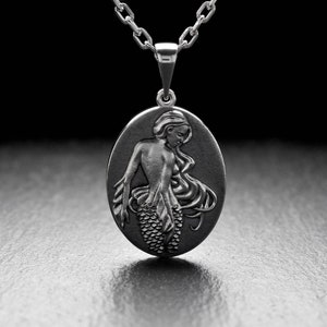 Sterling Silver Pendant Zodiac Sign Pisces, Zodiac Sign Necklace, Handmade Jewelry, Silver Pendant, Fantasy Jewelry, Ocean Spirit Talisman