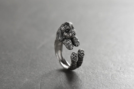 SILVER925 DOG ANIMAL RING/シルバー/リング Amazon.com: Dachshund Dog Cuff Ring 925 Sterling Silver