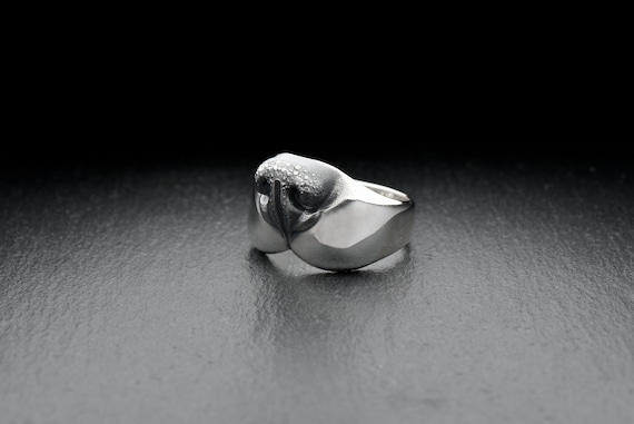 Sterling Silver Dog Nose Ring: Handmade Pet Lover Jewelry