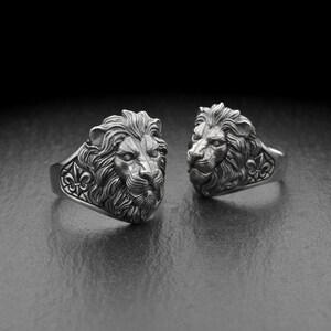 men's gift	animal jewelry	animal ring	silver ring	men gift	Lion's head ring	Lions ring	Lion jewelry	lion head	Lion ring	silver lion	lion	Silver jewelry