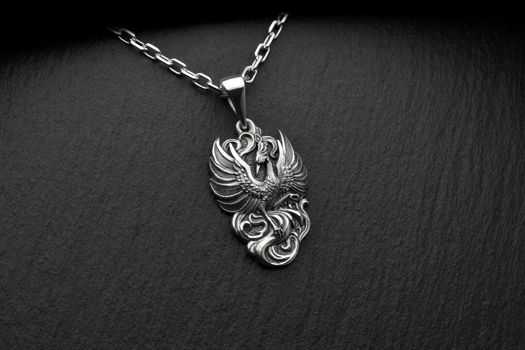 Sterling Silver Phoenix Pendant, Jewelry Mythology Creatures, Mythology Lovers Gift, Handmade Phoenix Necklace, Mythology Necklace - Etsy Sterling Silver Phoenix Pendant, Jewelry Mythology Creatures, Mythology Lovers Gift, Handmade Phoenix Necklace, Mythology Necklace - Etsy