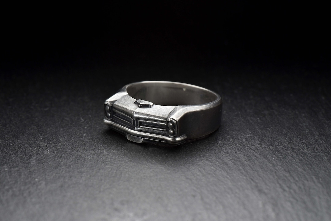 Sterling Silver Pontiac Ring: Handmade Car Lover Jewelry - Etsy
