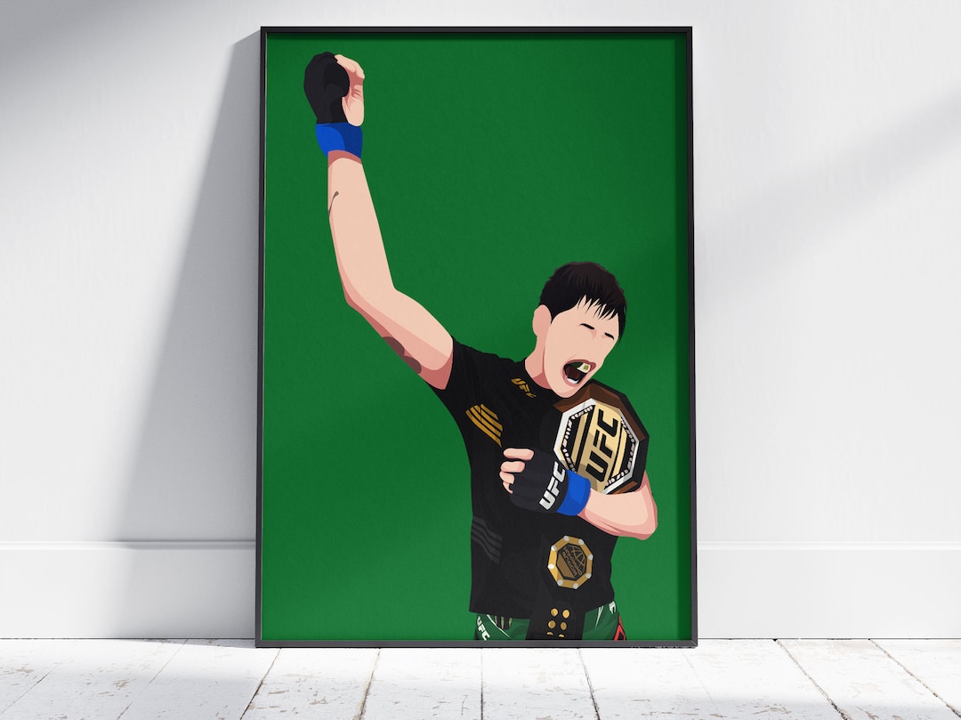 Brandon Moreno Mexicos First UFC Champion UFC Art Poster MMA