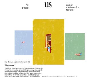 Puerto Rican Minimalist Art Print | Mid-Century Modern Caribbean Decor