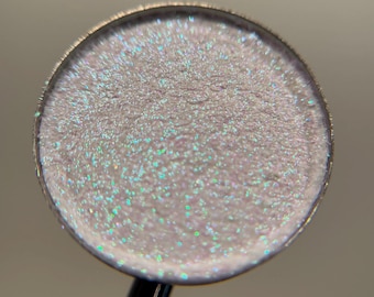 The Moon hand pressed iridescent multichrome shimmer 26mm single eyeshadow topper