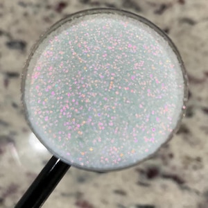 Lunar Bloom hand pressed iridescent multichrome shimmer 26mm single eyeshadow topper