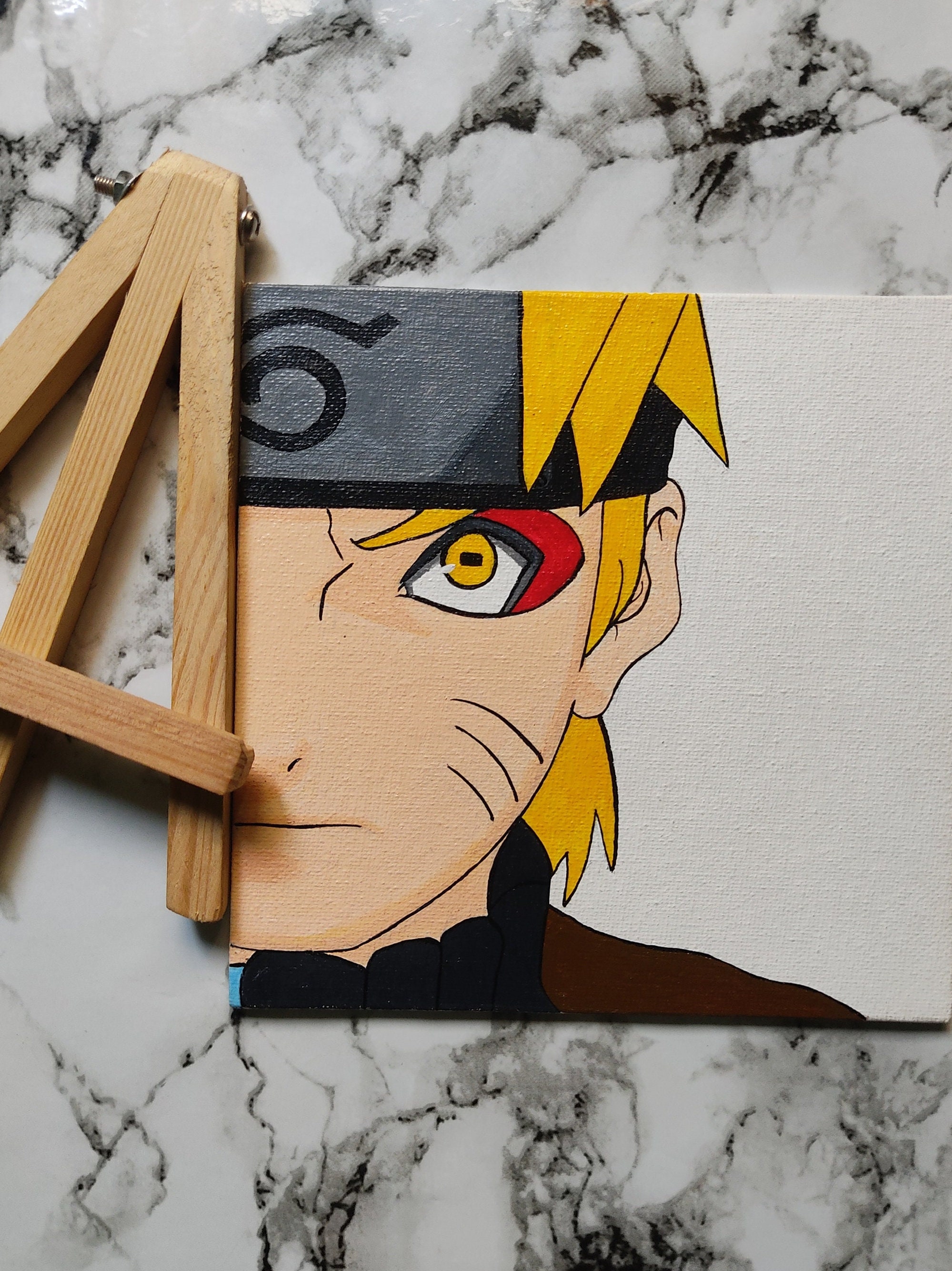 Naruto (Akatsuki) hand-painted 3D home decorative painting