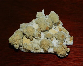 Próbka minerału syderytu i kalcytu