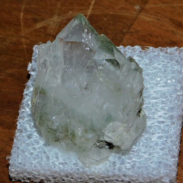 Faden Quartz with Chlorite Thumbnail Mineral Specimen