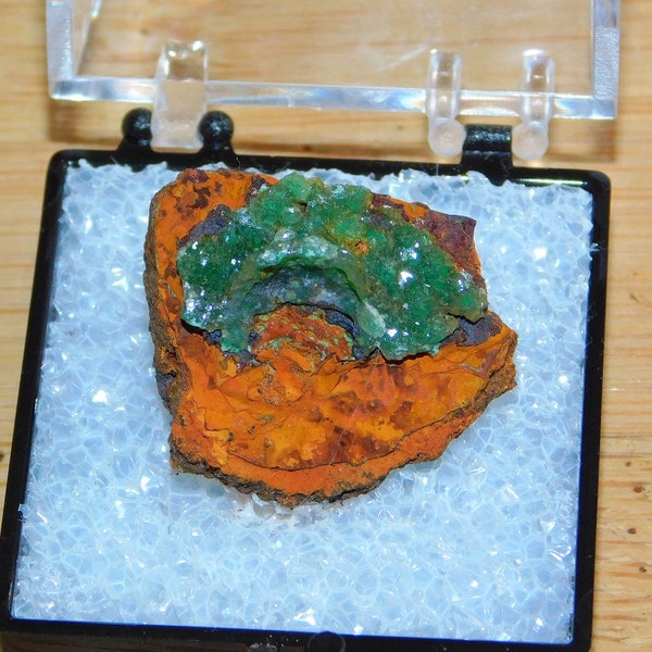 Cuprian Adamite Thumbnail Mineral Specimen