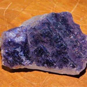 Purple Fluorite Mineral Specimen