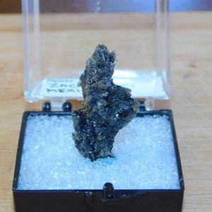 Stibnite and Calcite Mineral Specimen