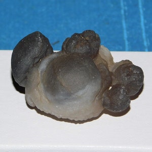 Esemplare minerale di calcedonio nero