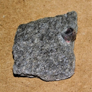 Almandine Garnet Crystal in Schist Mineral Specimen