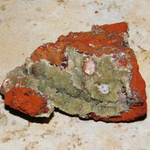 Crystallized Austinite in Matrix Mineral Specimen