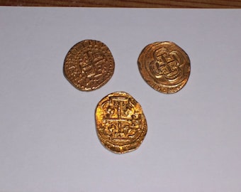 Gold Doubloon Replica Coins