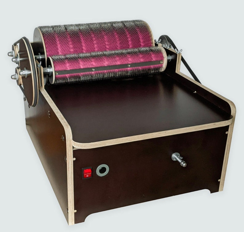 Electric DRUM CARDER Pro 72 TPI for Wool / Fiber Combing Etsy