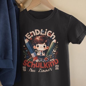 T-shirt personnalisé pour écolier 2025, cadeau de scolarisation, t-shirt de diplômé de garderie avec nom, chemise à col rond d'adieu à l'école maternelle