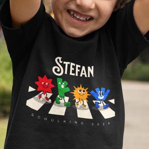Camiseta de primer grado, camiseta escolar 2025 con nombre, camiseta personalizada para niños, regalo de matriculación escolar, camiseta de introducción escolar
