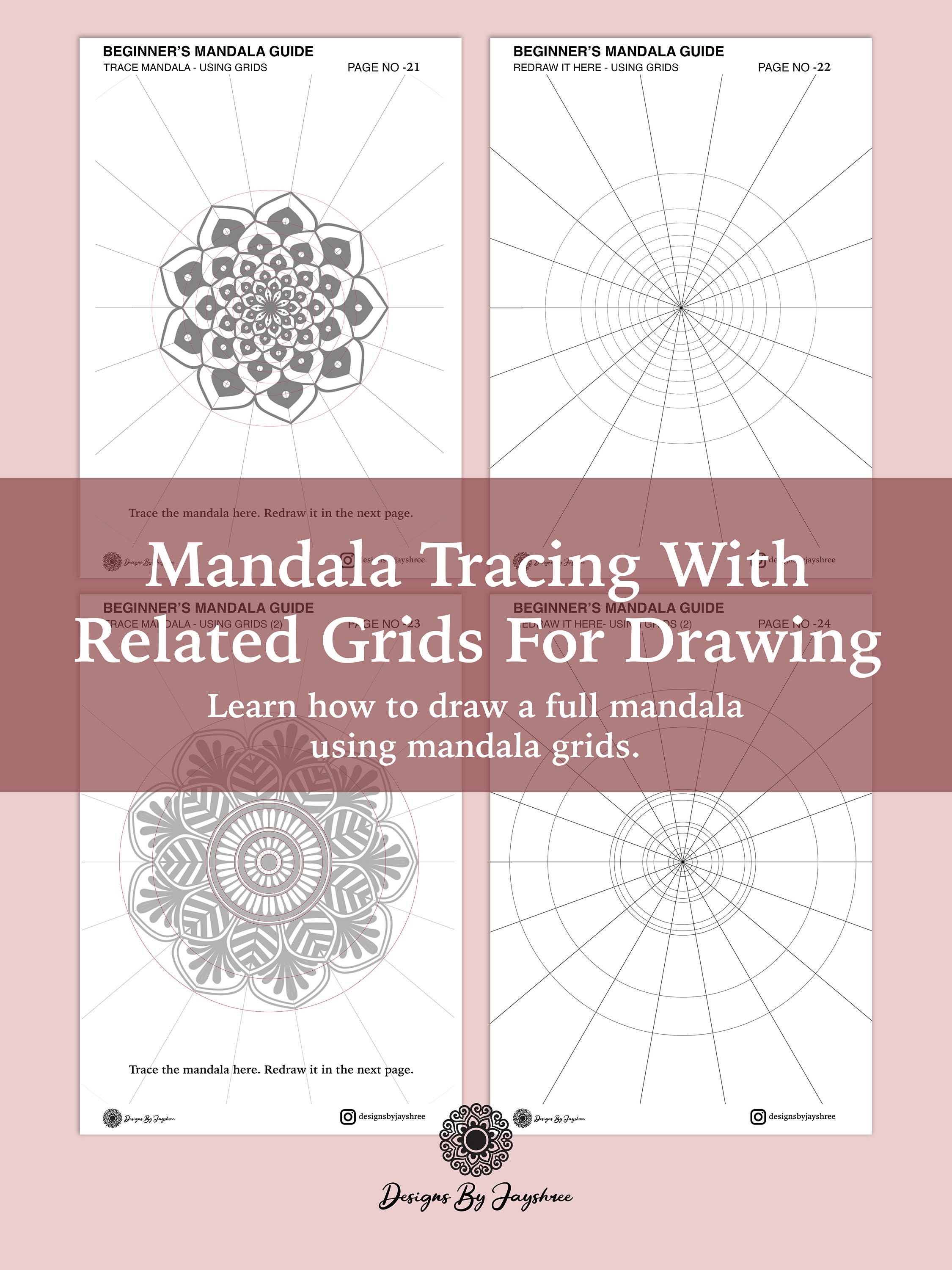 How To Draw A Mandala Using Grids