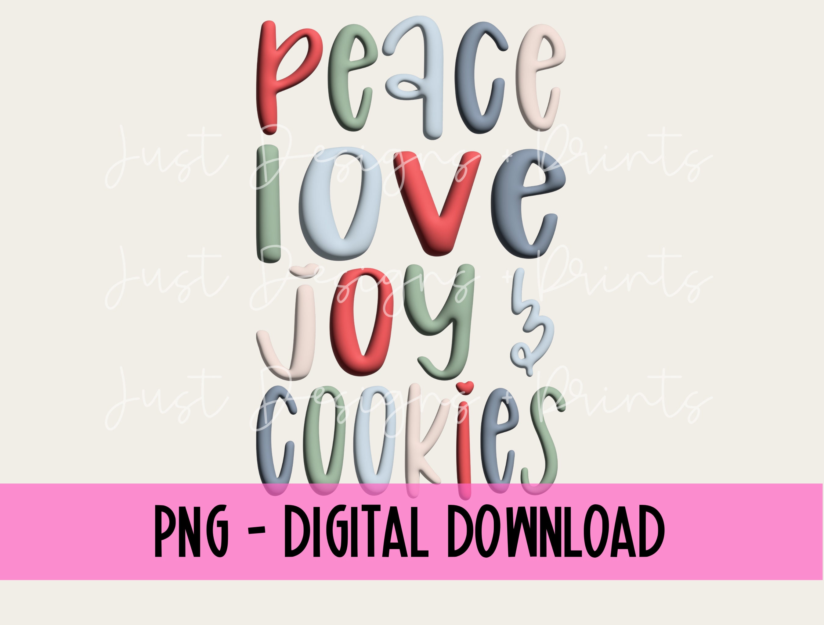 Peace Love Joy 4 in 1 Tumbler