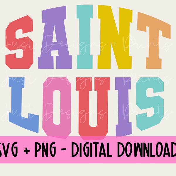 Saint Louis Summer SVG, Saint Louis Png, STL SVG, St Louis Svg, St Louis Png, St Louis Pride Svg