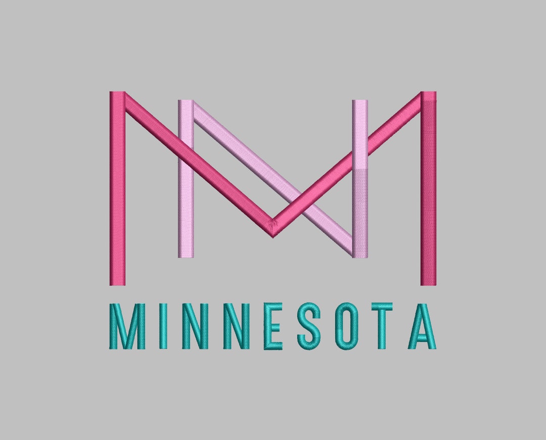 Minnesota - Machine Embroidery Design File - Etsy