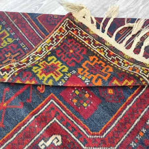 3.5&#39;x10.5&#39; Vintage Turkish Runner Rug, Handmade Antique Malatya Region, Handwoven Turkish Vintage Rug, Antique Handmade 4X11 ft Runner