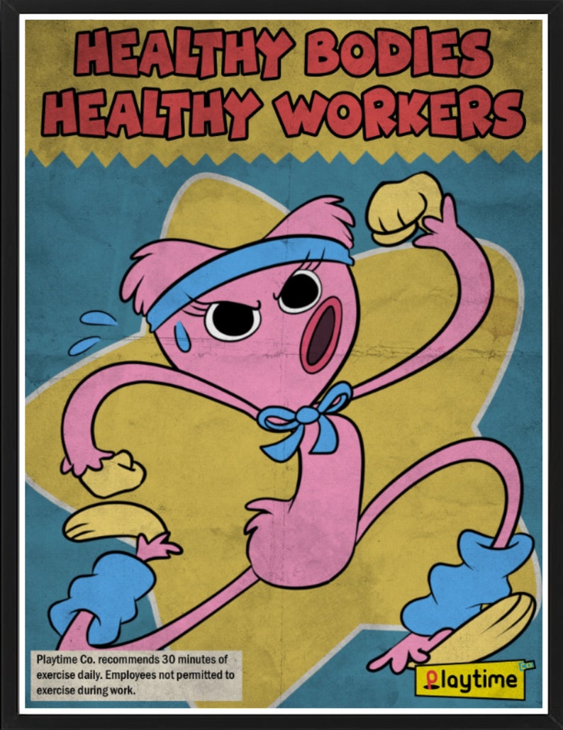 Set of 6 Poppy Playtime Poster Bundle for Bedroom Decor Party - Etsy