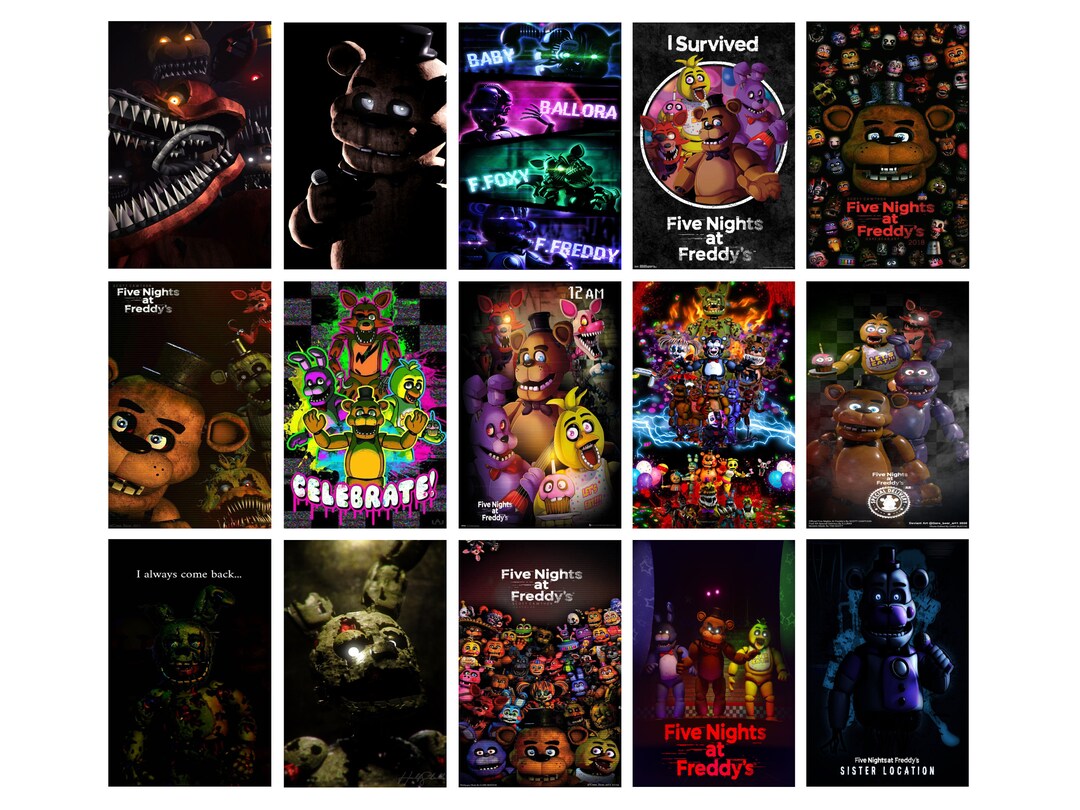 Buy Five Nights at Freddys Poster FNAF Printable Game Poster Online in  India - Etsy